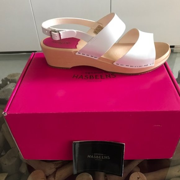 Swedish Hasbeens Shoes - Swedish Hasbeens Helena Leather Sandals
